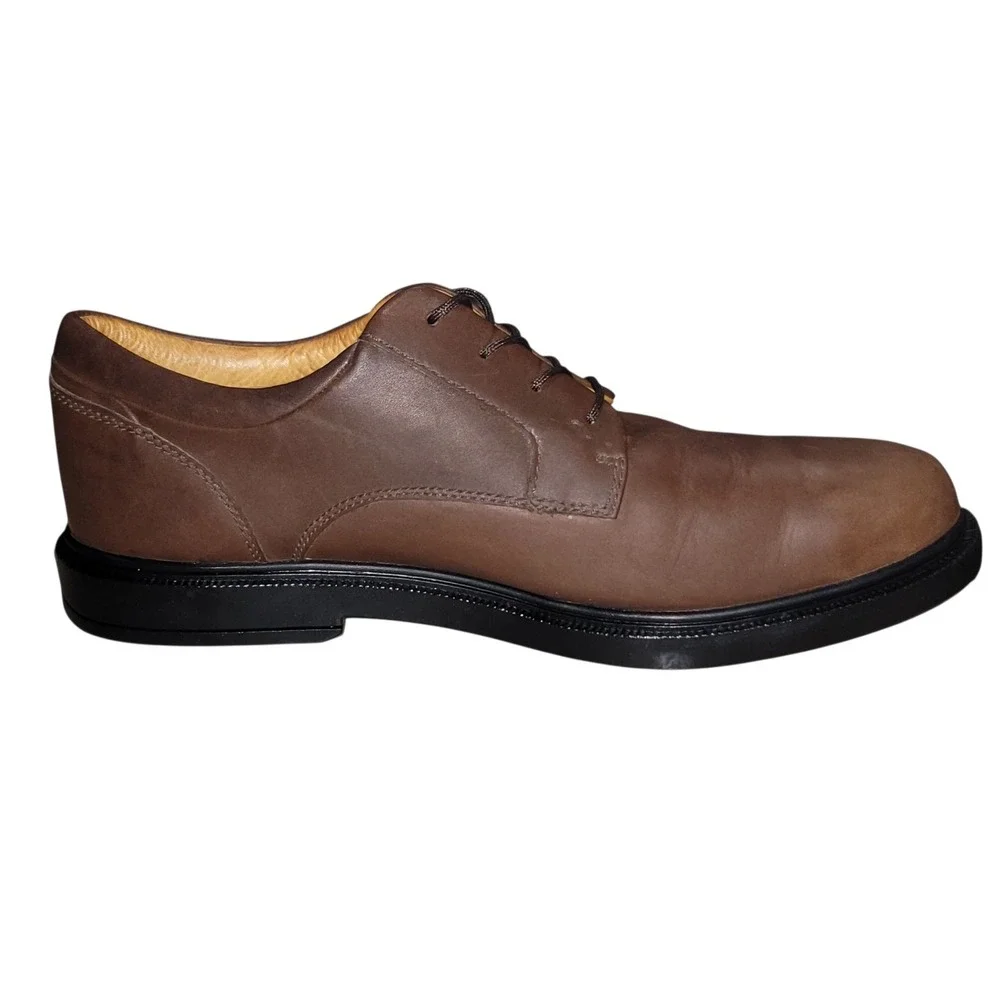 Timberland Mens Size 12M Brown Waterproof Leather Oxfords Low Top‎ 90081